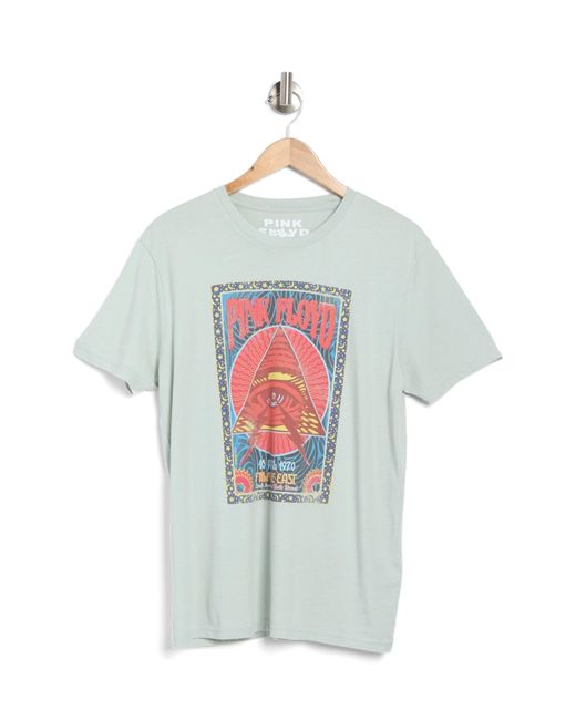 Lucky Brand White Pink Floyd Poster Graphic T-shirt for men