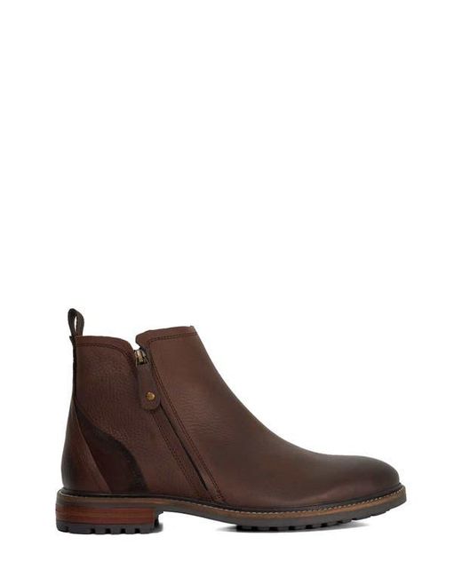 Dune Brown Cian Side Zip Boot for men