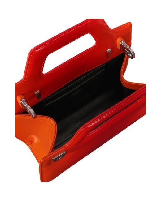 Ferragamo Red Top Handle Satchel