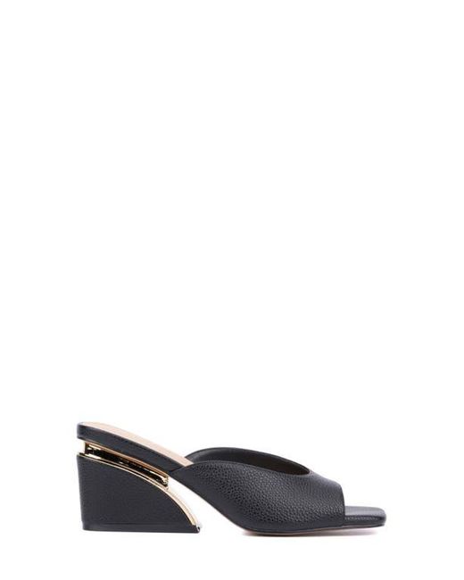 TORGEIS Black Carissa Slide Sandal