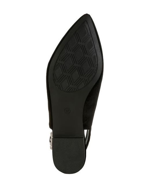 LONDON RAG Black Dolan Slingback Flat