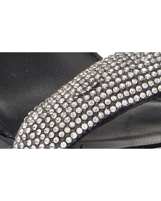 【Steve Madden】Harperr スライド サンダル Steve Madden Harperr Slide Sandal in Metallic | Lyst