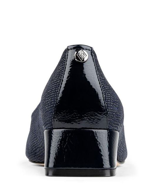 Donald J Pliner Blue Cap Toe Pump