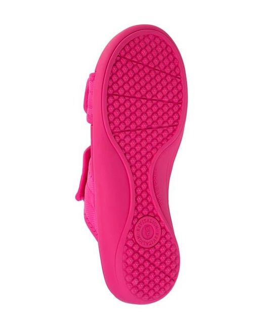 Revitalign Pink Elevate Double Strap Slide Sandal