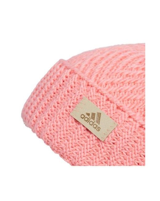 Adidas Pink Twilight Pompom Beanie
