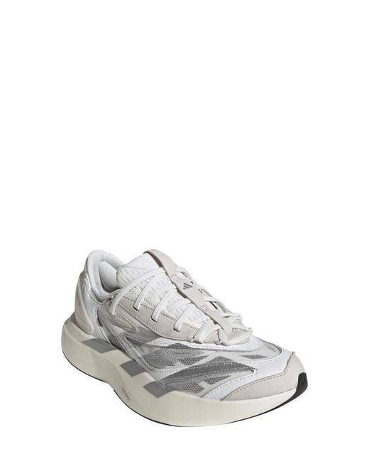 Adidas White Lightblaze Evo Solid Sneaker