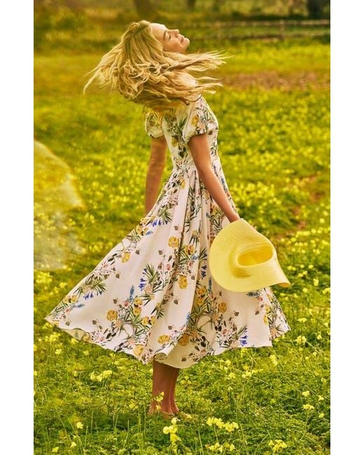 chinese dress ladies Linen Cotton Panelled Sleeveless Midi Dress | Addisa