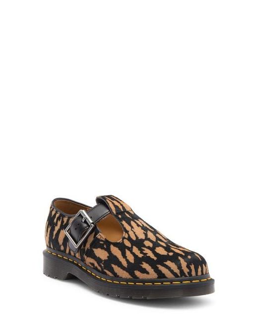 Dr. Martens Black Genuine Calf Hair T-Bar Shoe for men