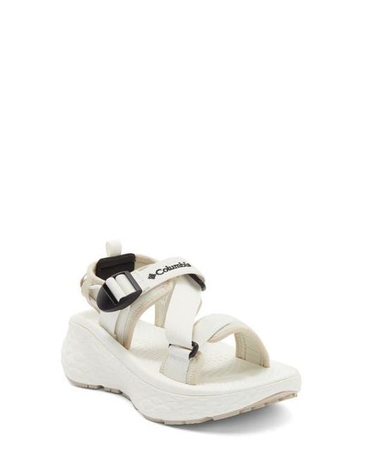 Columbia White Konos Elevate Sandal