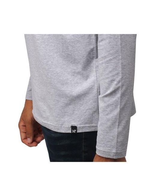 Xray Jeans Gray Crewneck Long Sleeve T-Shirt for men