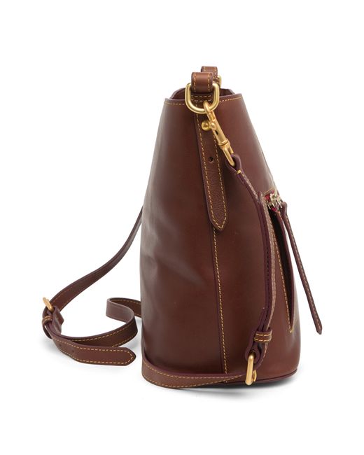 Dooney & Bourke Brown Ridley Leather Crossbody Bag