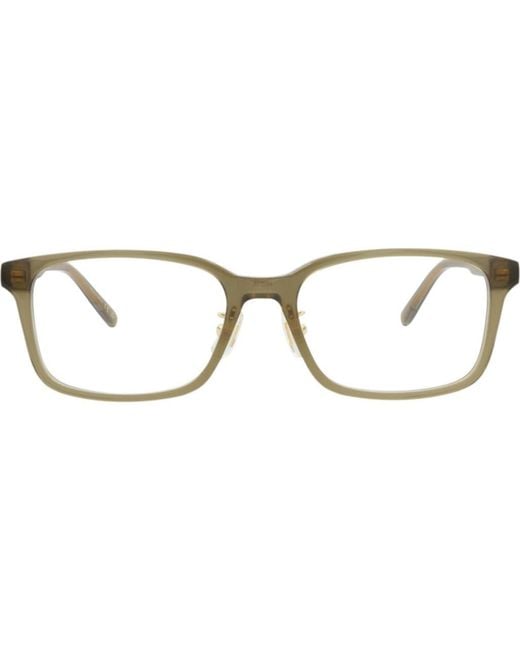 Dunhill Brown 54Mm Rectangular Optical Glasses for men