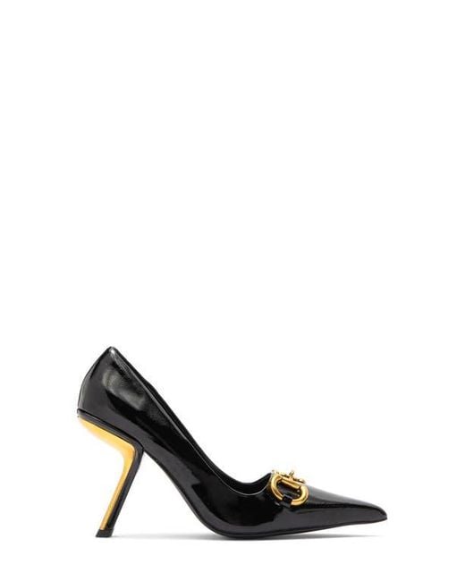 Jeffrey Campbell Black Bellz Bit Pointed Toe Pump