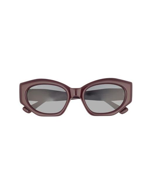 DIFF Red Margot 50Mm Polarized Angular Sunglasses