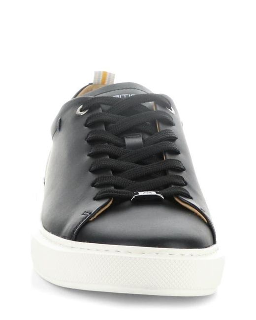Ambitious Black Leather Sneaker for men