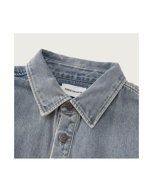 Honor The Gift Work Horse Denim Chore Jacket in Gray for Men Lyst