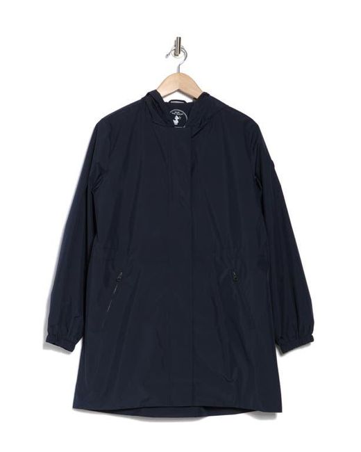 Save The Duck Blue Fiorella Hooded Windbreaker Jacket