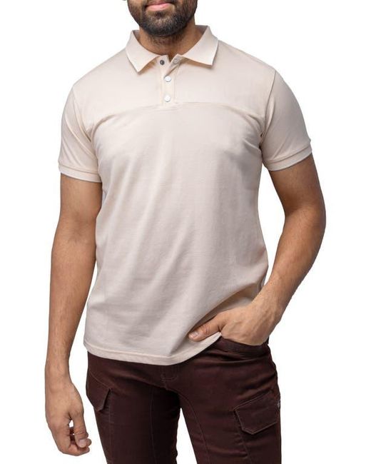 Xray Jeans White Piqué Knit Polo Shirt for men