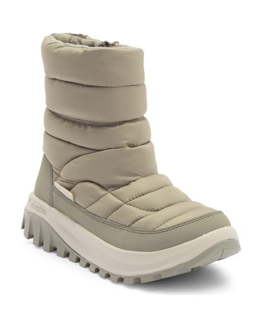 Columbia Gray Snowtrot Waterproof Insulated Mid Hiking Boot