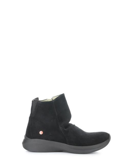 Softinos Black Gujy Platform Wedge Bootie