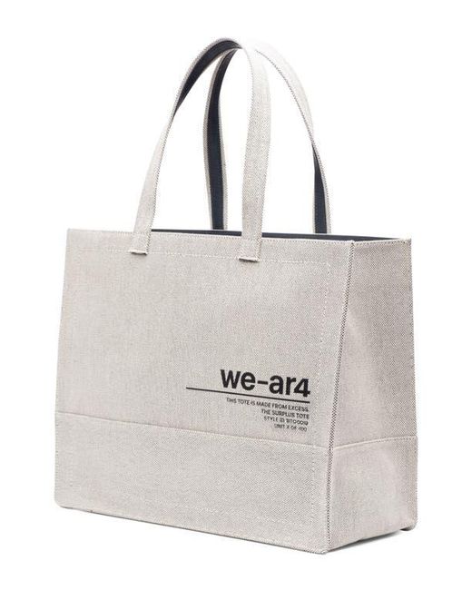 WE-AR4 White The Surplus Tote