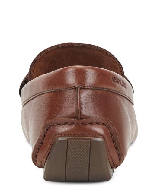 Kenneth Cole Brown Theme Bit Moc Toe Driving Loafer for men