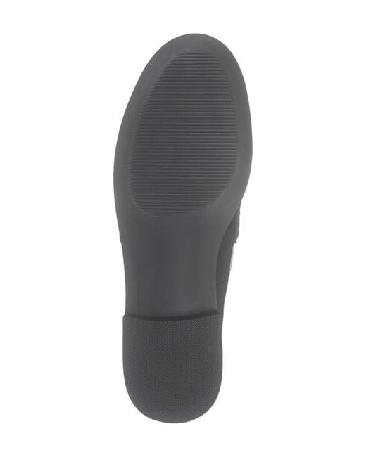 Steve Madden Black Morgen Loafer