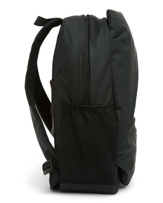 Duchamp Black Diagonal Zip Backpack for men