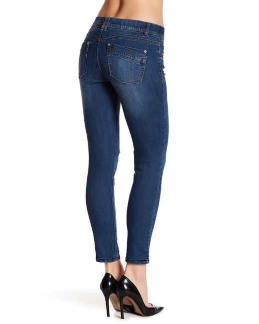 Democracy Ab Technology Freedom Ankle Skimmer Jean in Blue | Lyst