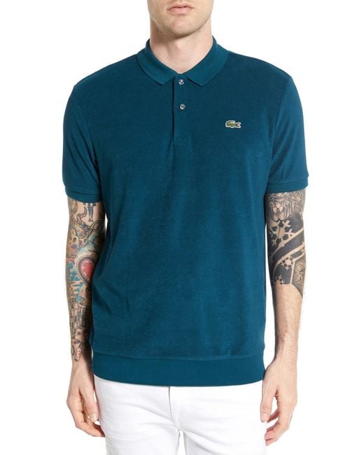 Lacoste Multicolor Terry Cloth Polo for men