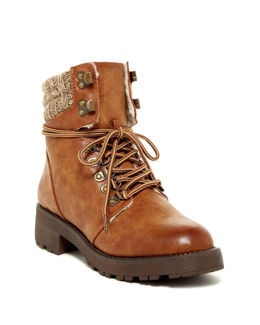 maylynn faux shearling lined boot