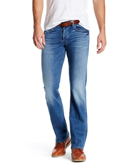Hudson Jeans Blue Clifton 5 Pocket Bootcut Jean for men
