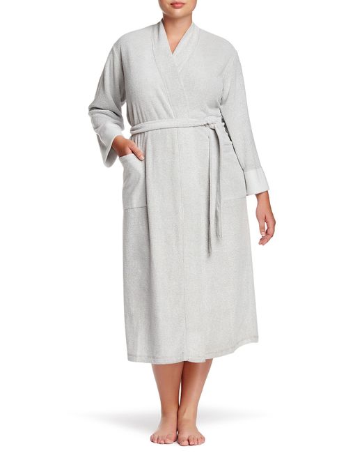 Long collarless robe Buy