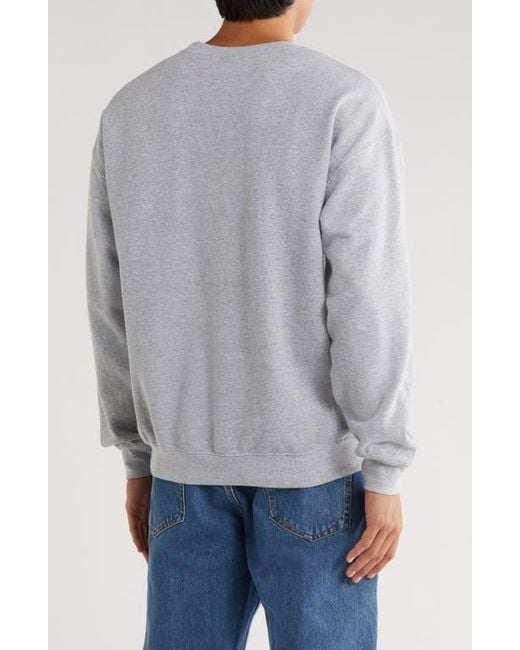 Junk Food Blue Budweiser Rider Crewneck Sweatshirt for men