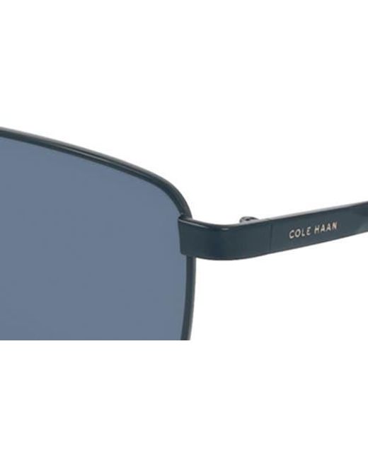 Cole Haan Blue 58Mm Navigator Sunglasses for men