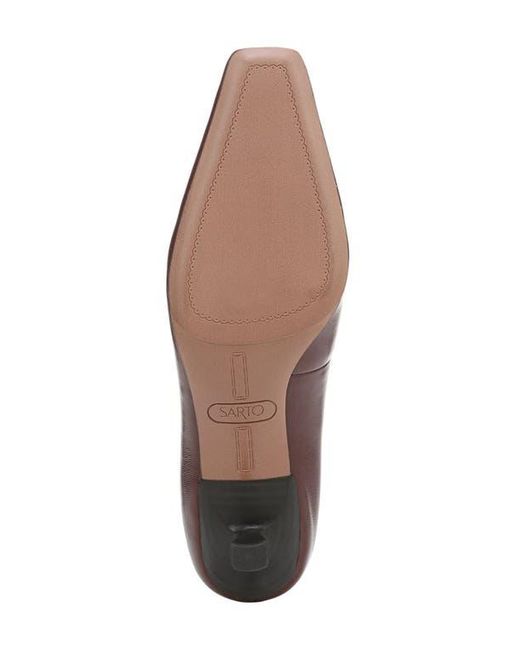 Sarto Brown Ryan Square Toe Pump