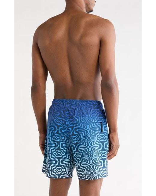 Volcom Blue Volmbre Swim Trunks for men