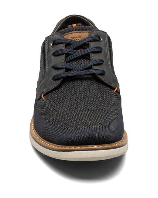 Nunn Bush Blue Otto Plain Toe Derby for men