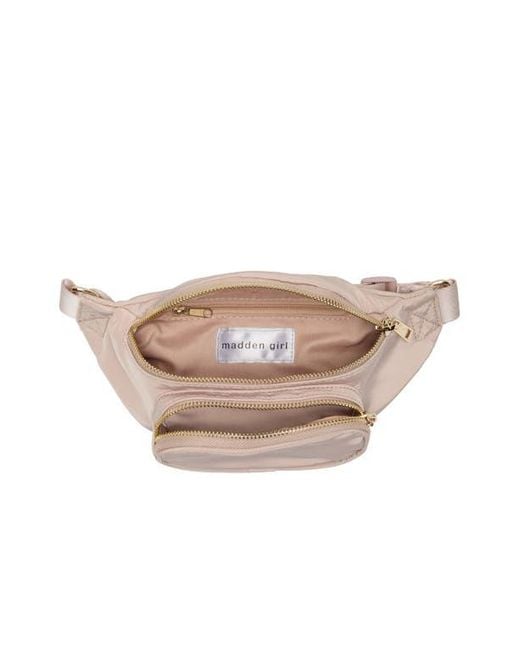 Madden Girl Pink Belt Bag