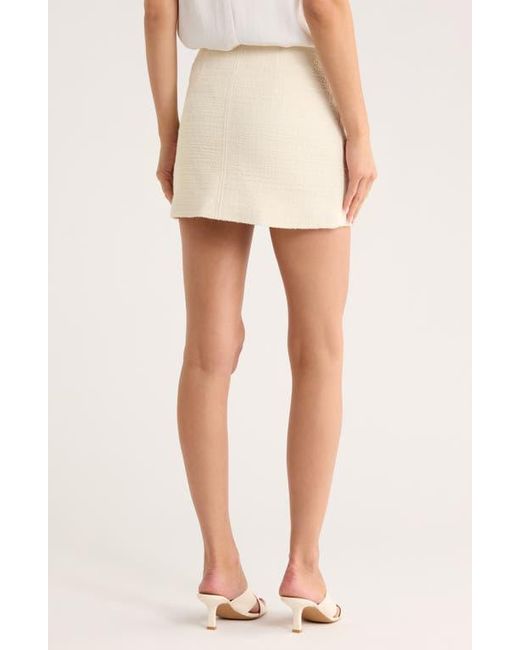 A.L.C. Natural Cowan Tweed Miniskirt