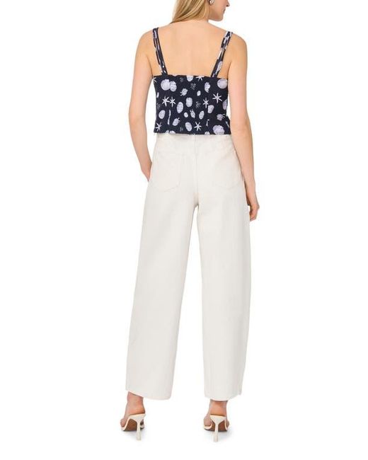 1.STATE Blue Pintuck Cami