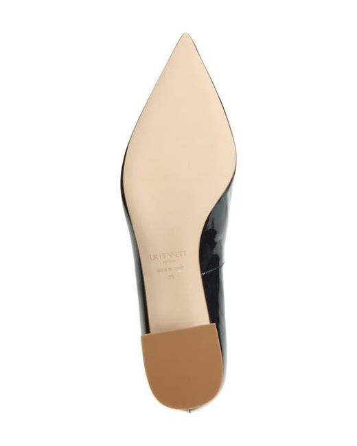 L.K.Bennett Black Sloane Pointed Toe Pump