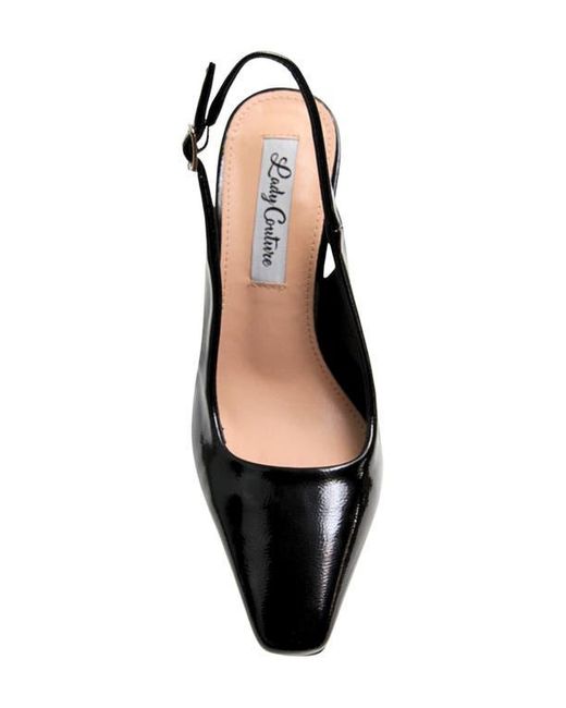 Lady Couture Black Mistic Slingback Pump