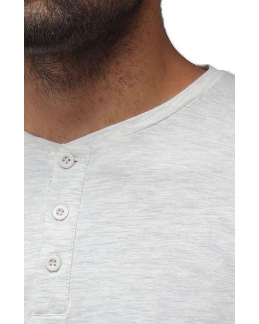 Xray Jeans Gray Long Sleeve Henley for men