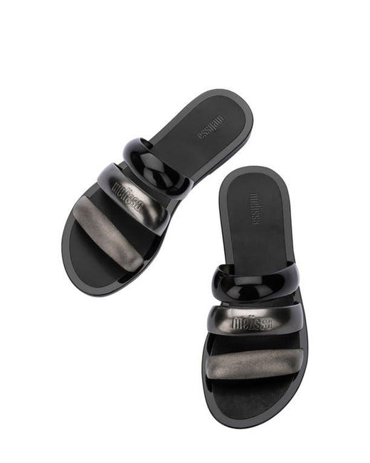 Melissa Black Eclipse Slide Sandal