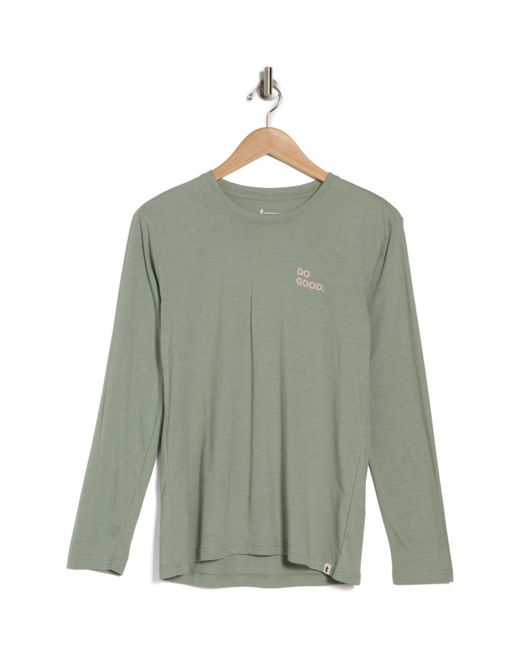 COTOPAXI Green Do Good Organic Cotton Blend Long Sleeve T-shirt