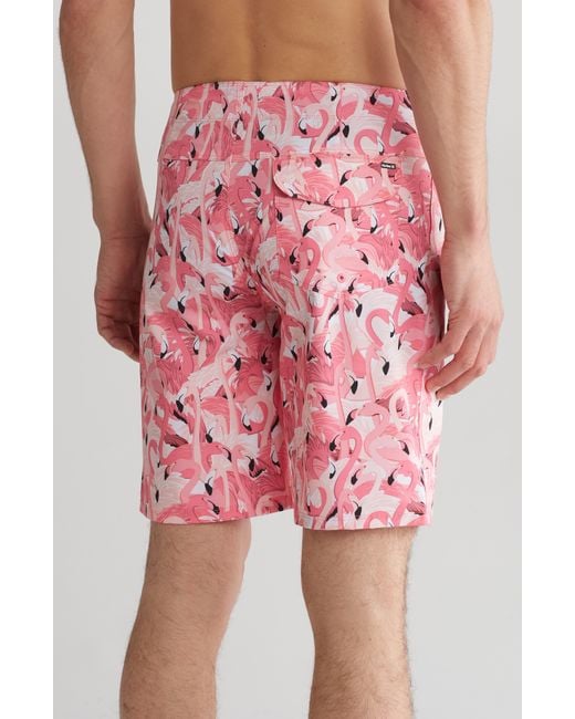 Hurley Pink Mingo Board Shorts for men