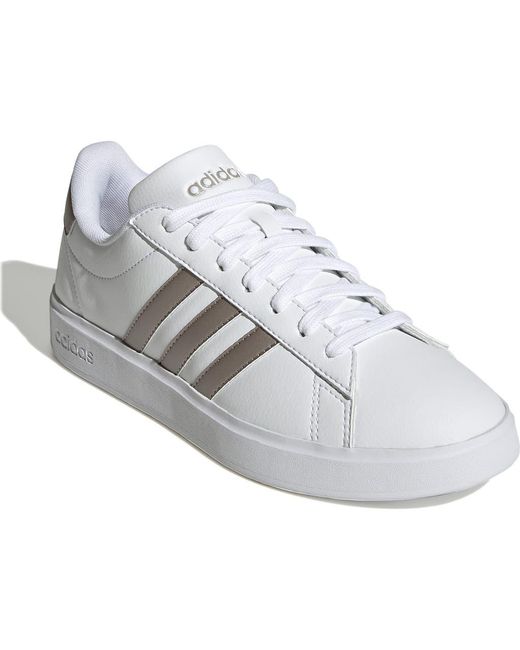 Adidas White Grand Court 2.0 Sneaker