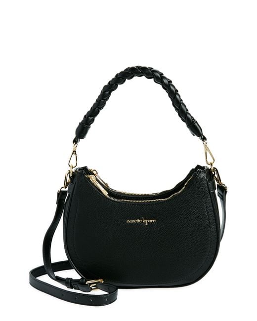 Nanette Lepore Black Convertible Crossbody Bag