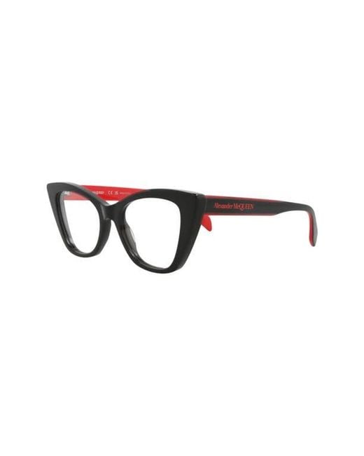 McQ Alexander McQueen Black Optical Glasses